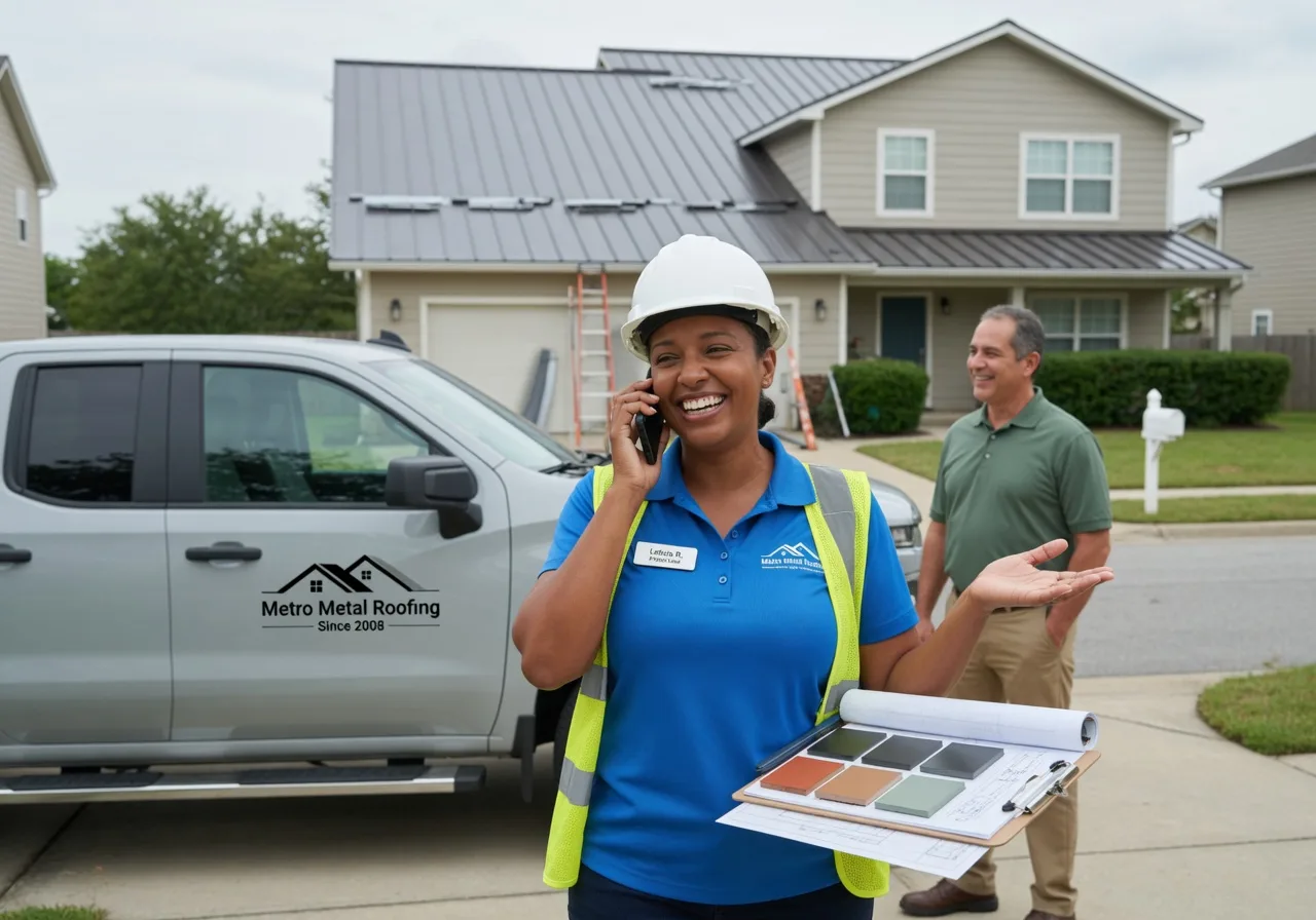 Storm Damage Metal Roof Repair in Huntington Mills, PA